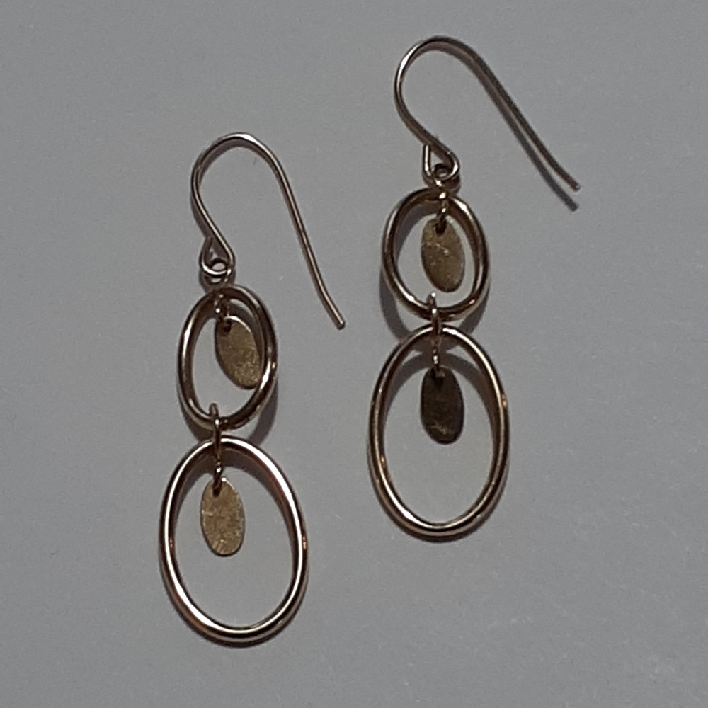 14k gold dangle earrings